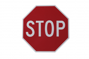 Red STOP sign